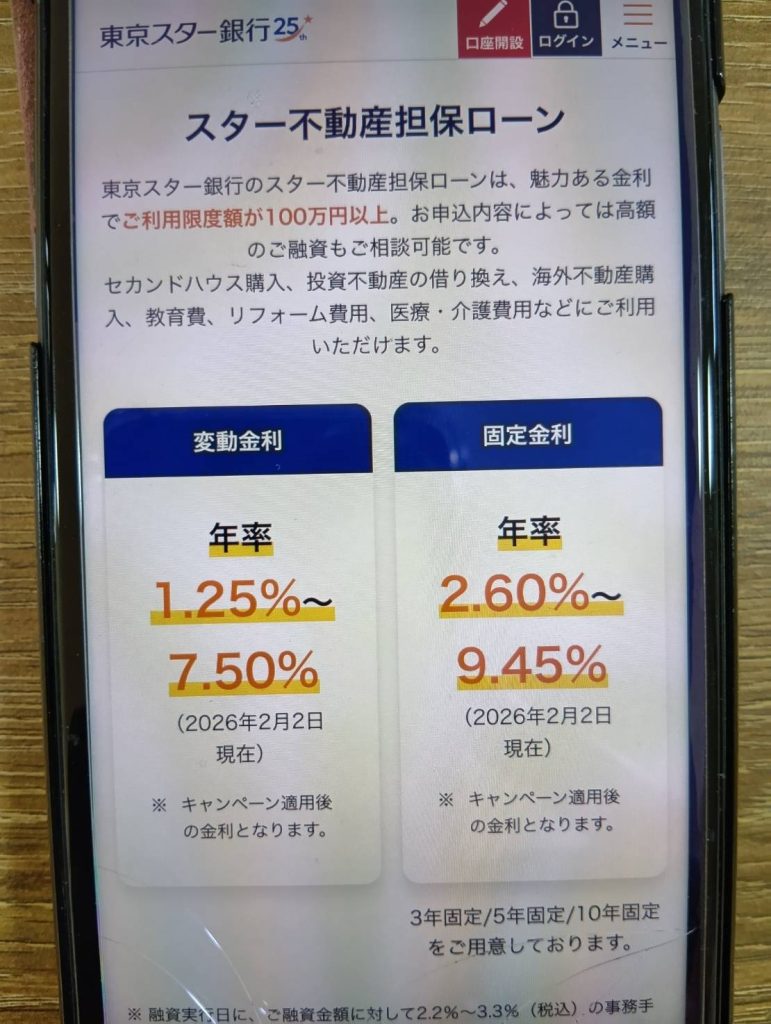 スター不動産担保ローンは金利最大1%優遇キャンペーン中
