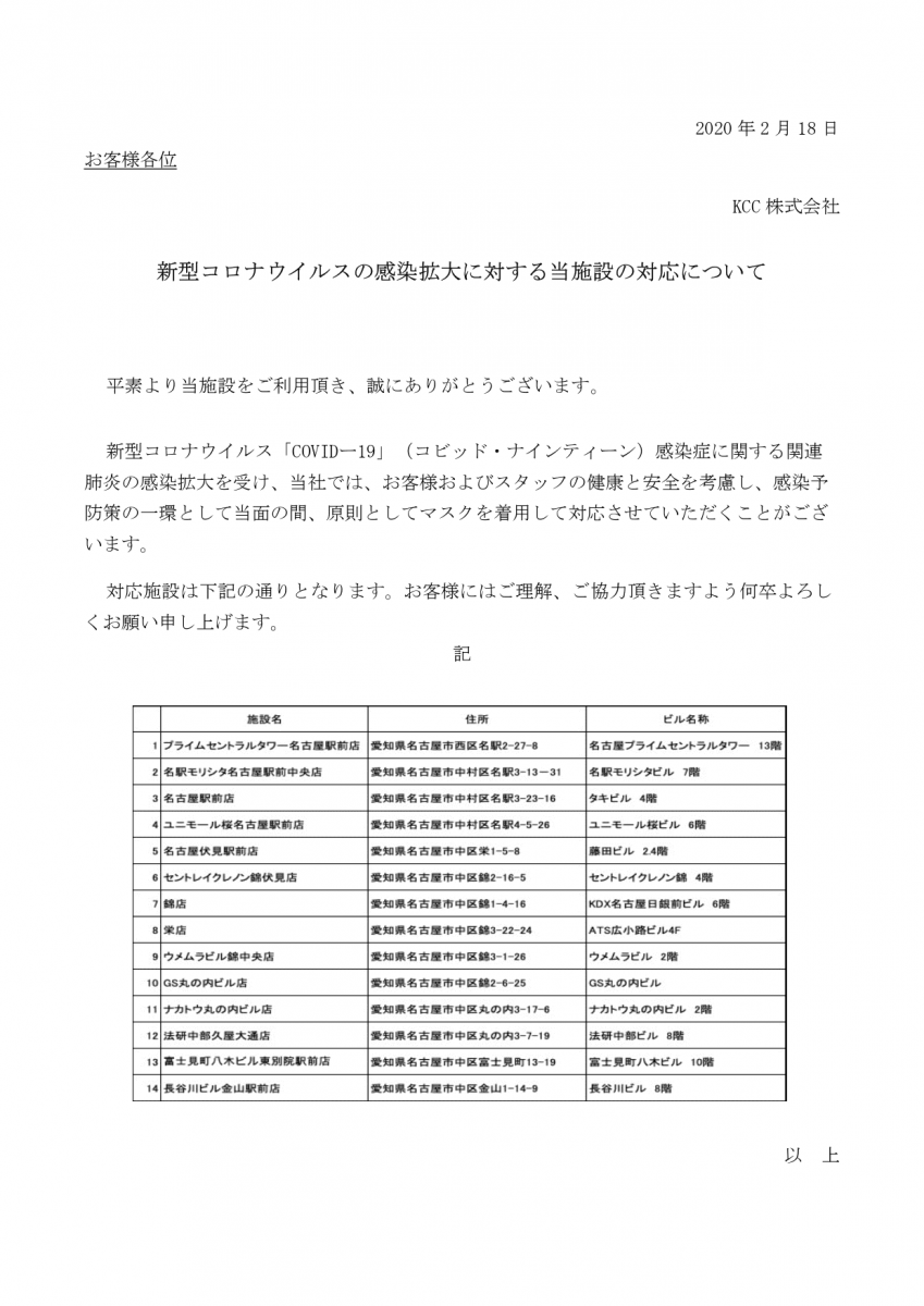 名古屋 市 西区 コロナ