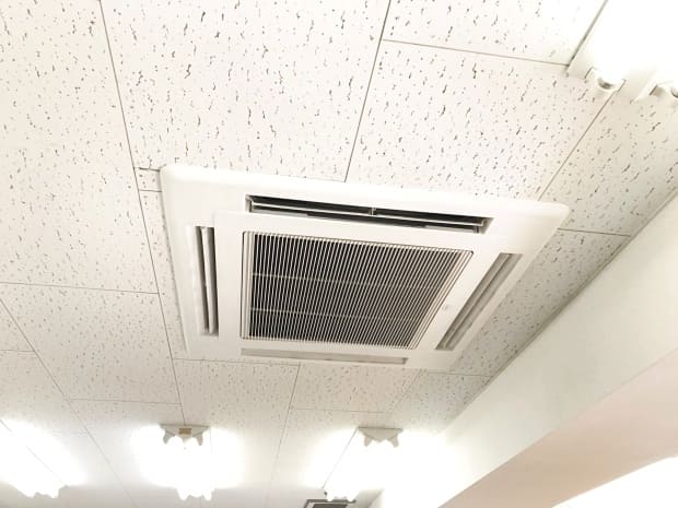 各会議室には大型のエアコンも完備しております|設備|高崎白銀ビル貸し会議室