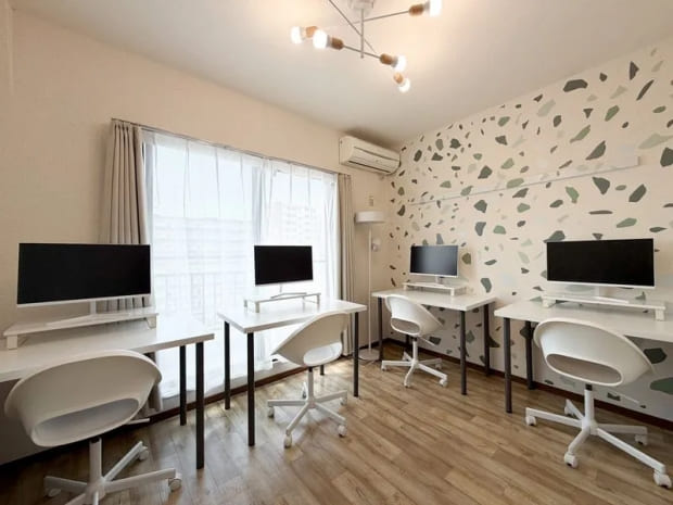 モニター4台使用可能!|「GreenAce7」Salon & Meeting Space