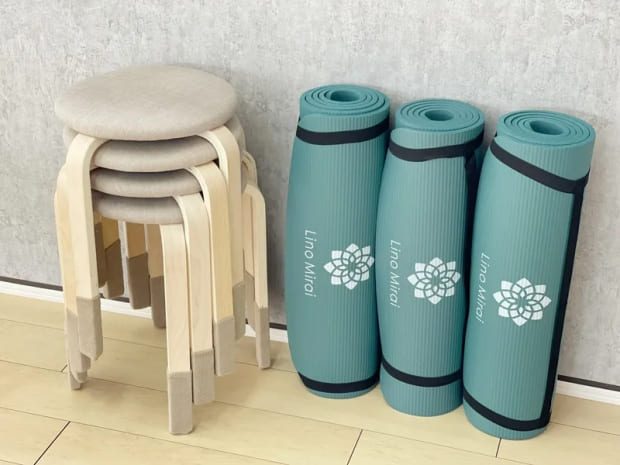 椅子・ヨガマット|無料備品|GreenAce3